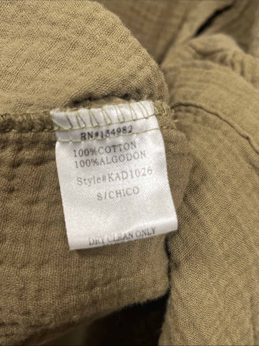 Olive Collared Button-Front Midi Dress - Picture 11 of 11